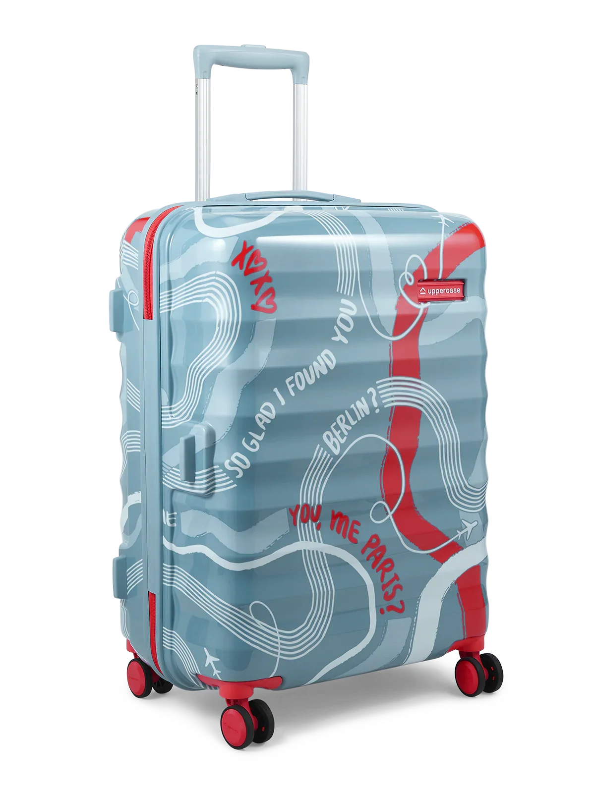 Serendipity Coral & Aqua Set of 2 Large Trolley