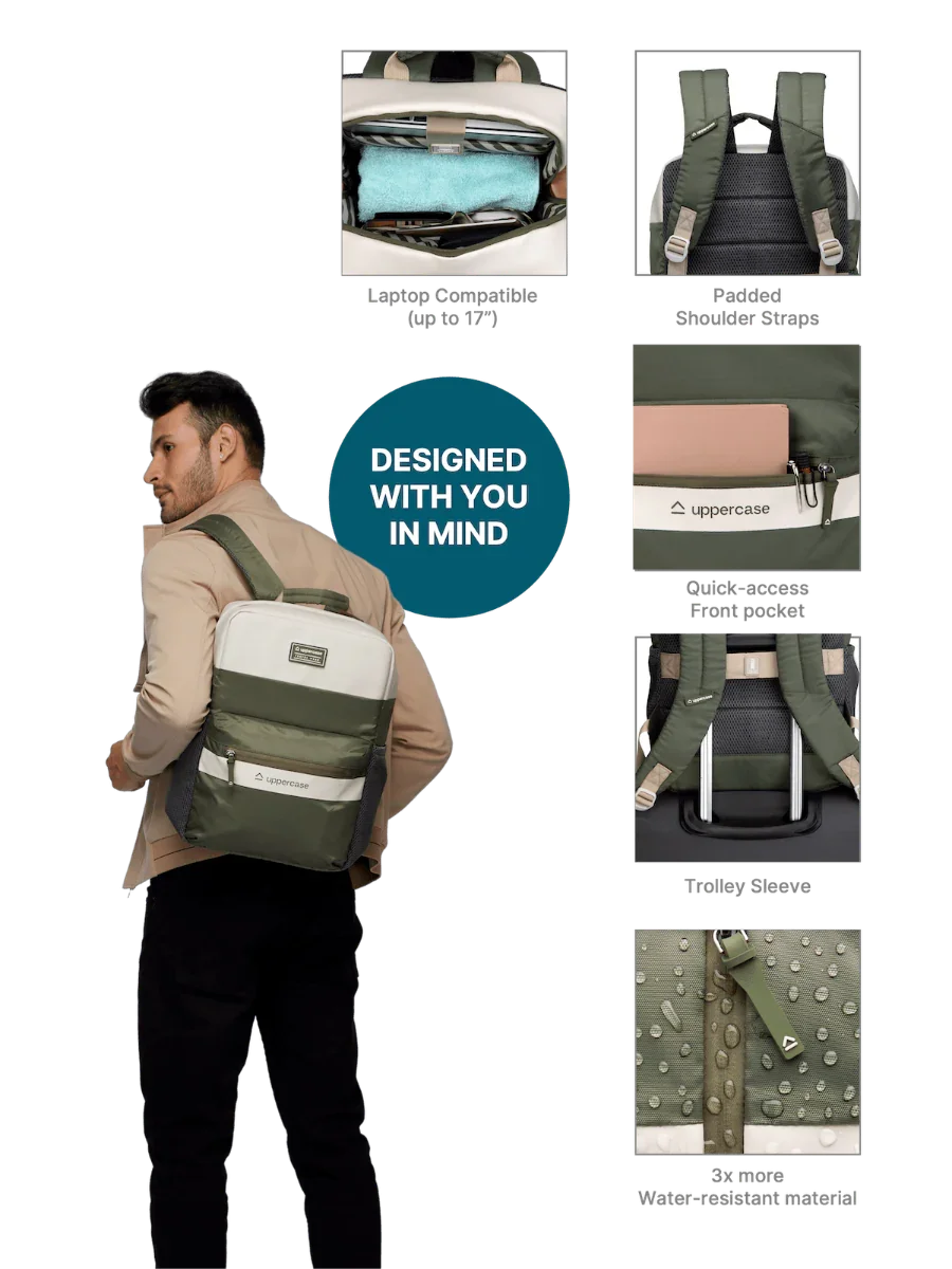 Vegan Green Backpack